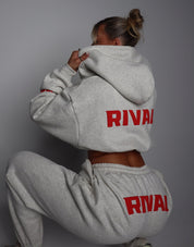 ‘BASE’ CROPPED HOODIE - SNOW **FREE GIFT**