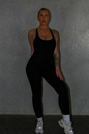 'REPUTATION' JUMPSUIT - BLACK