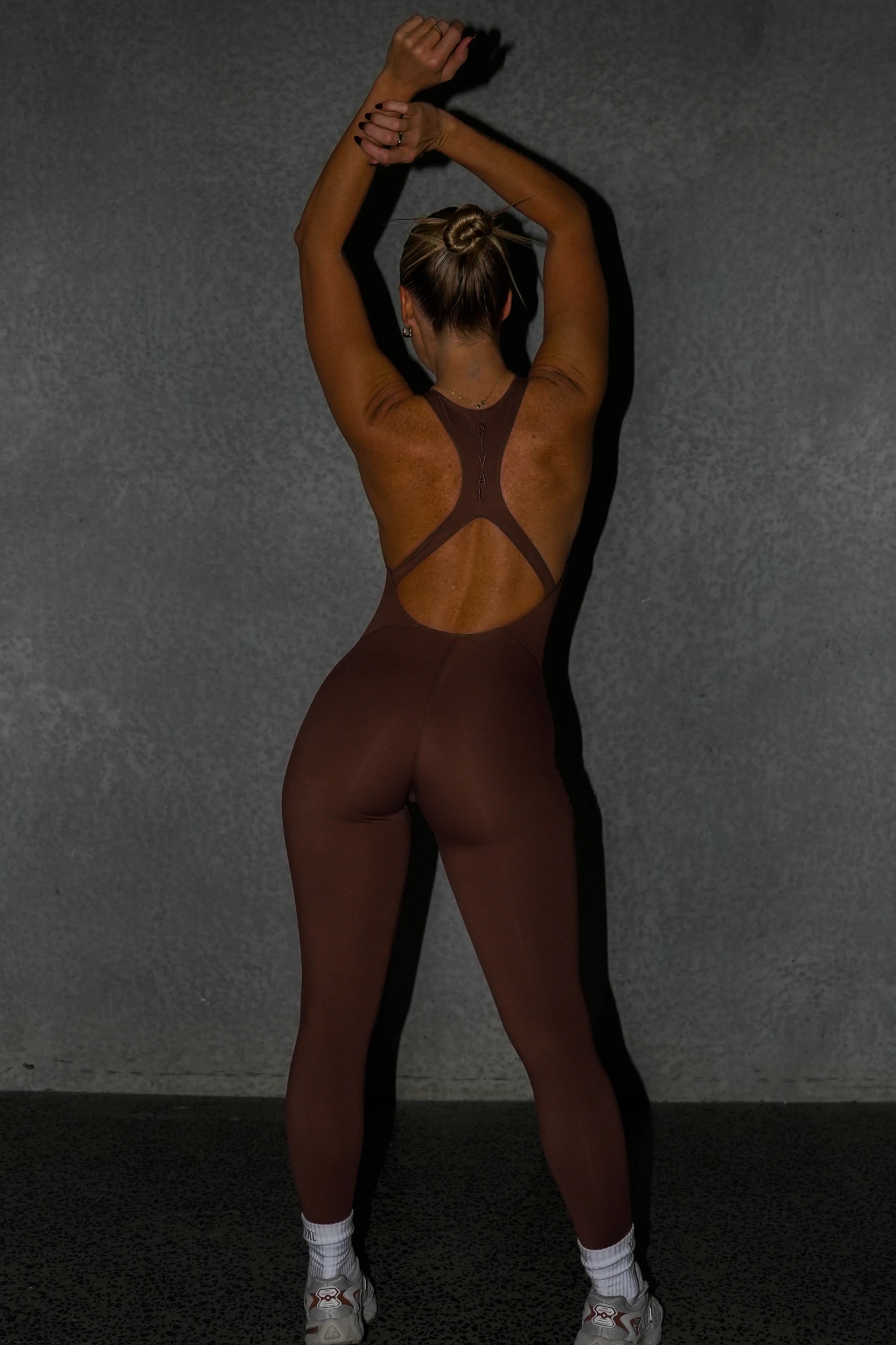 'REPUTATION' JUMPSUIT - COCOA