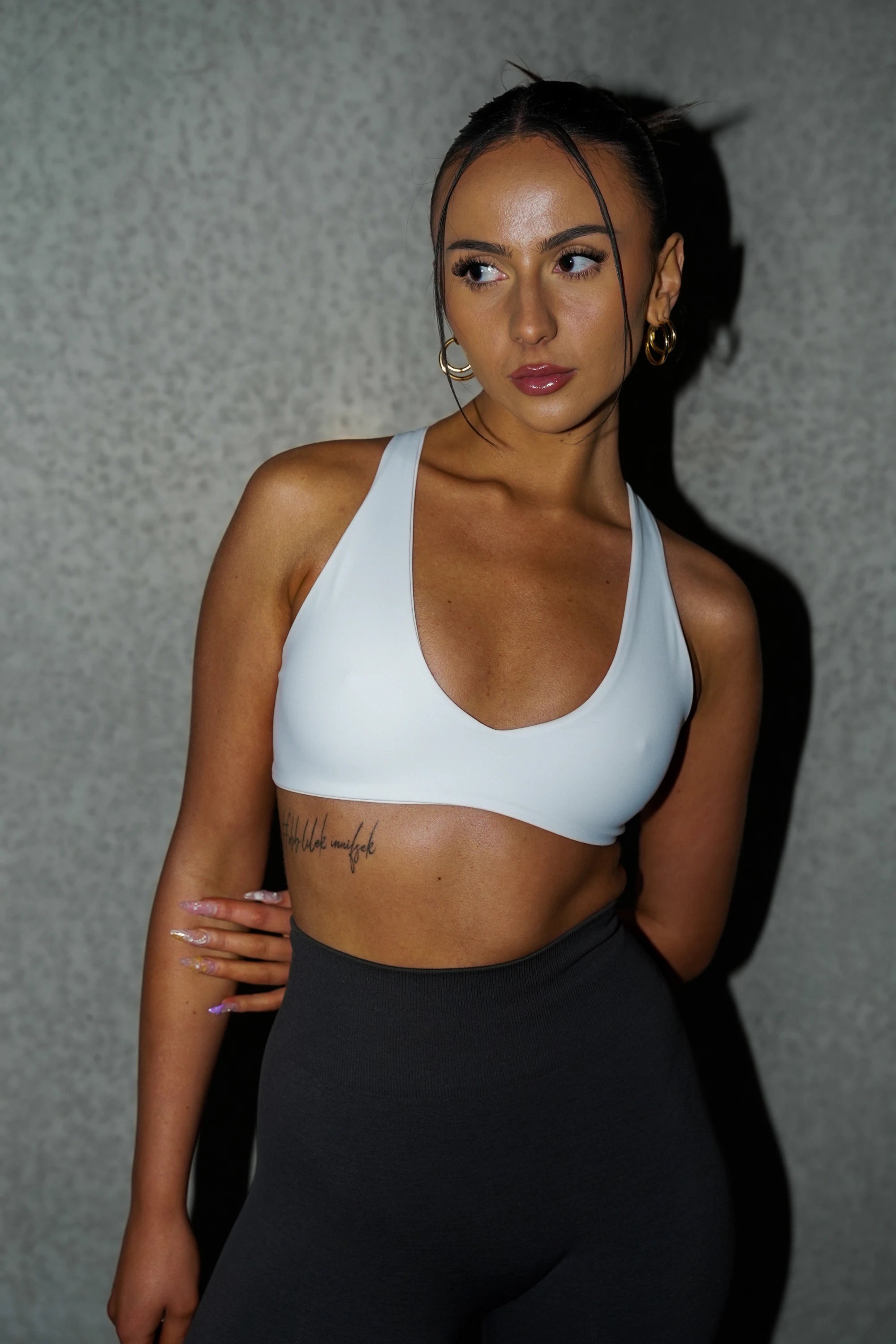 'VITAL' MULTIWAY CROP - WHITE