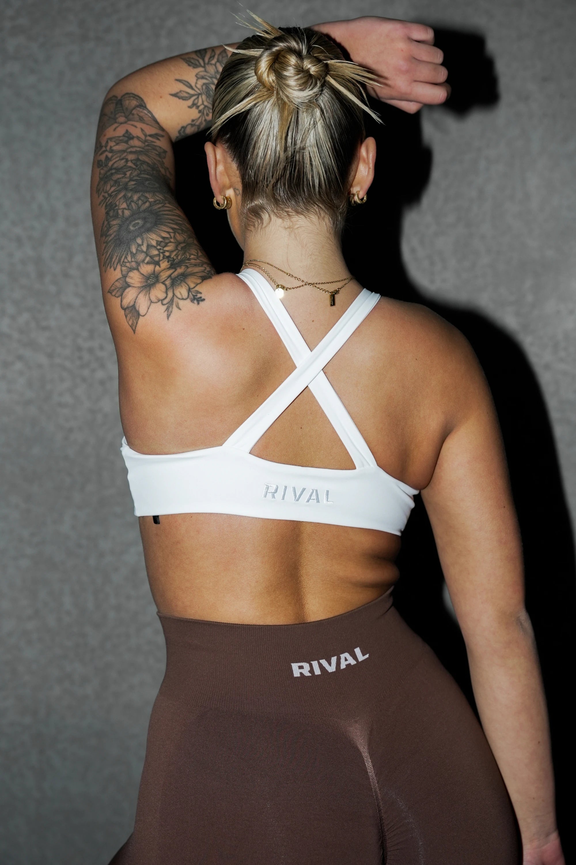 'VITAL' MULTIWAY CROP - WHITE