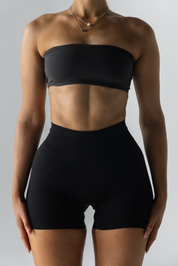 ICON SEAMLESS SHORTS - BLACK