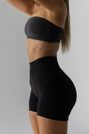 ICON SEAMLESS SHORTS - BLACK