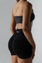 ICON SEAMLESS SHORTS - BLACK