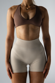 ICON SEAMLESS SHORTS - LIGHT GREY
