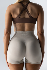 ICON SEAMLESS SHORTS - LIGHT GREY