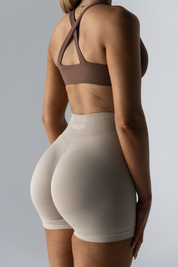 ICON SEAMLESS SHORTS - LIGHT GREY