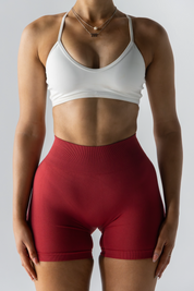 ICON SEAMLESS SHORTS - RASPBERRY