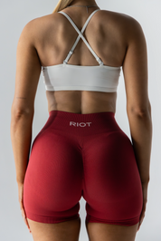 ICON SEAMLESS SHORTS - RASPBERRY