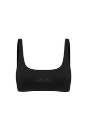 Rival The Label 'PRIMAL' CROP - BLACK
