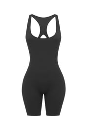 Rival The Label 'STATUS' ROMPER - Charcoal