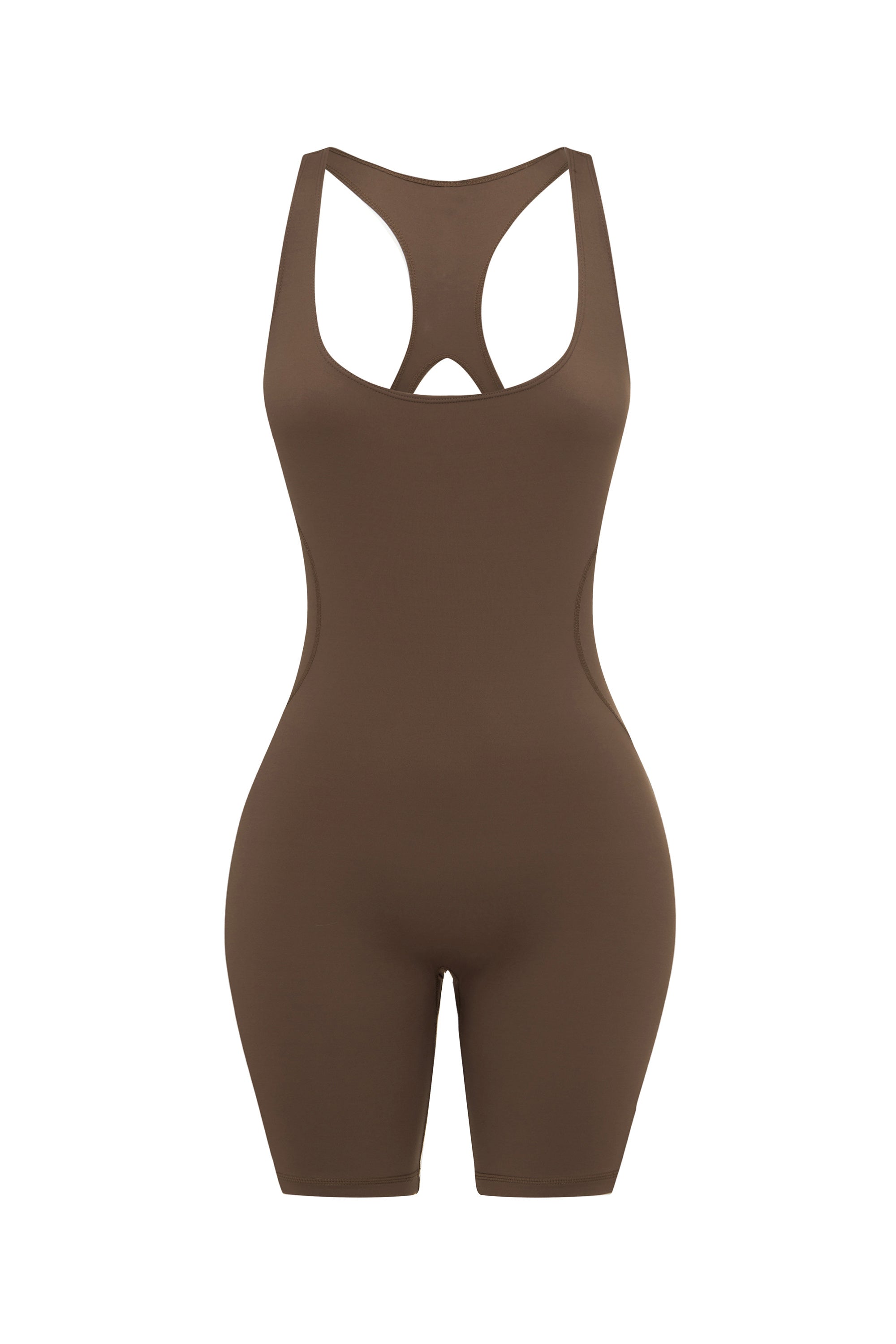 Rival The Label 'STATUS' ROMPER - Cocoa
