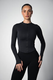 The 'Rogue'  Long Sleeve Jacket - Black