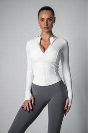 The 'Rogue' Long Sleeve Jacket - White