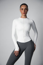 The 'Rogue' Long Sleeve Jacket - White